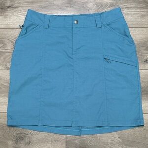 Duluth‎ Dry On The Fly Mid Rise Hiking Casual Skirt Skort Blue Size 14